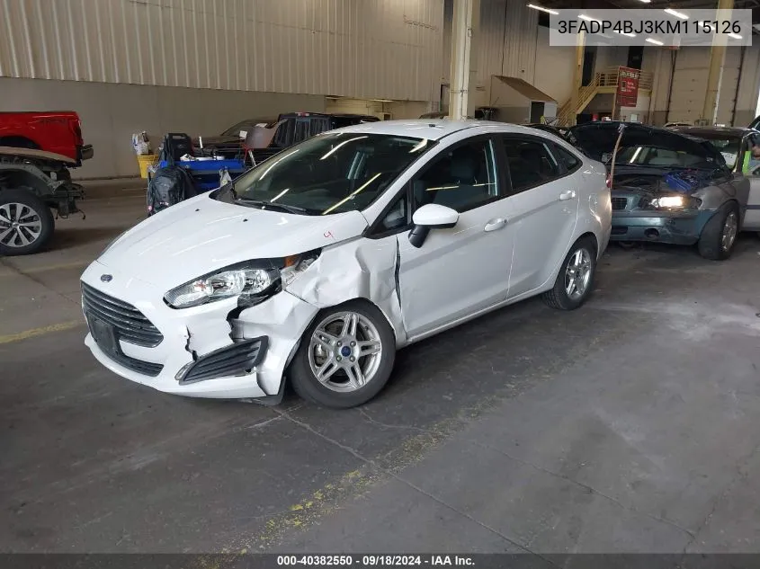 3FADP4BJ3KM115126 2019 Ford Fiesta Se