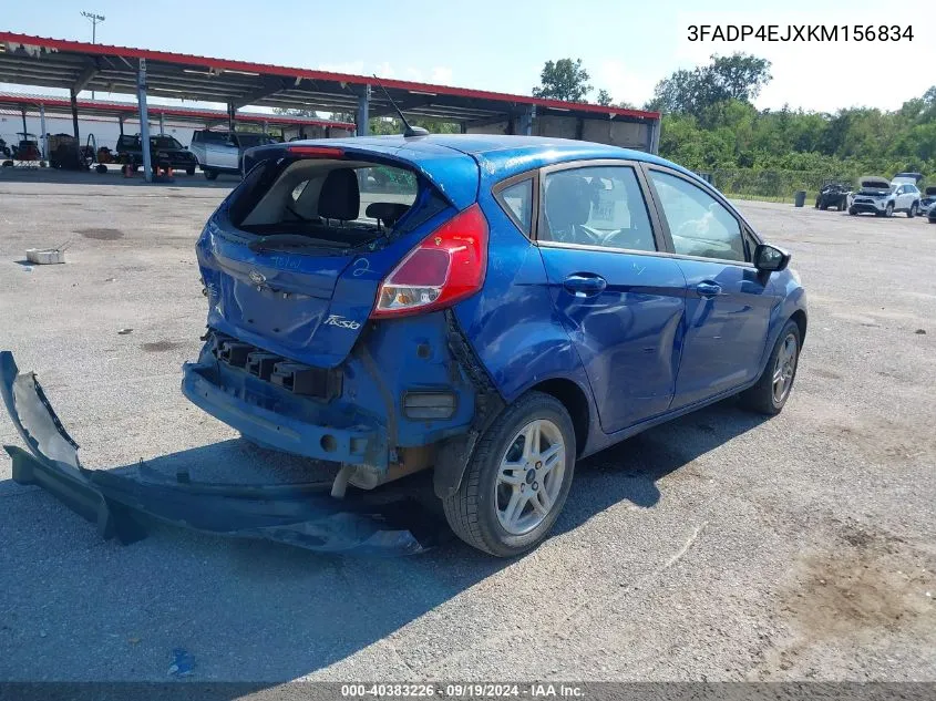 3FADP4EJXKM156834 2019 Ford Fiesta Se