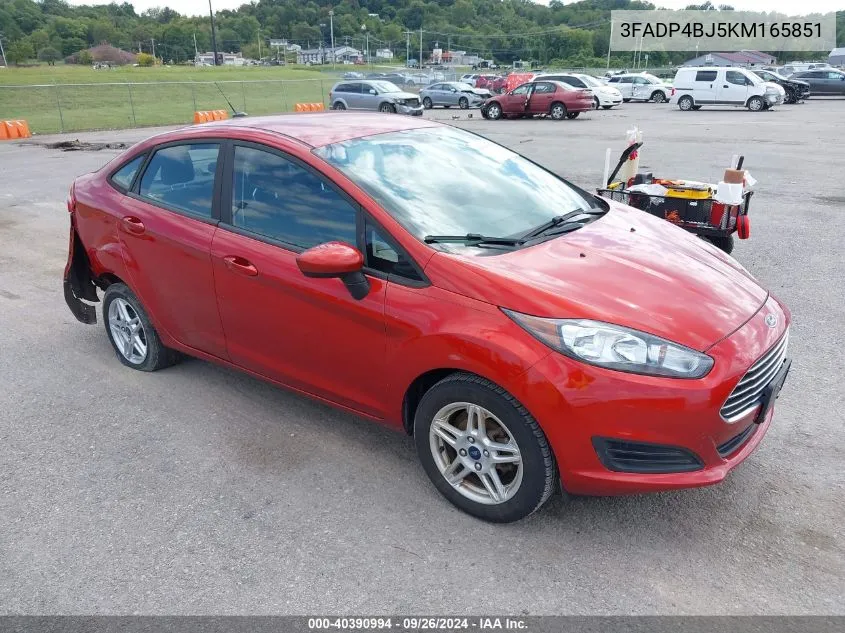 3FADP4BJ5KM165851 2019 Ford Fiesta Se