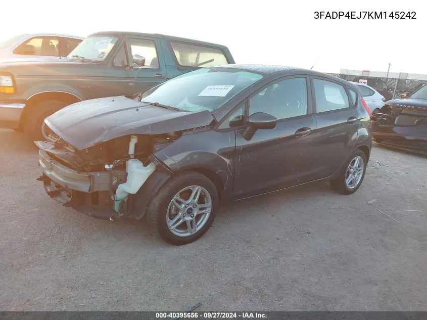 3FADP4EJ7KM145242 2019 Ford Fiesta Se