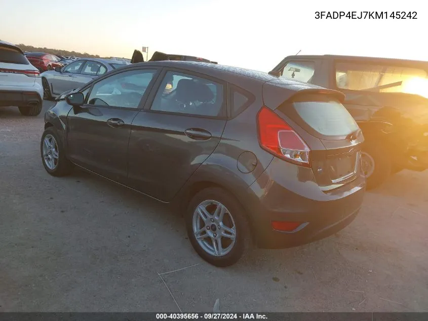 3FADP4EJ7KM145242 2019 Ford Fiesta Se