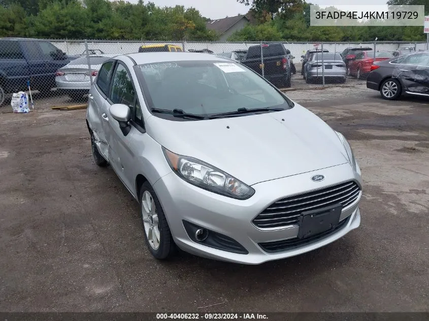 3FADP4EJ4KM119729 2019 Ford Fiesta Se