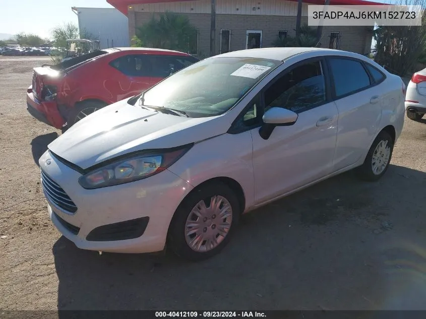 3FADP4AJ6KM152723 2019 Ford Fiesta S