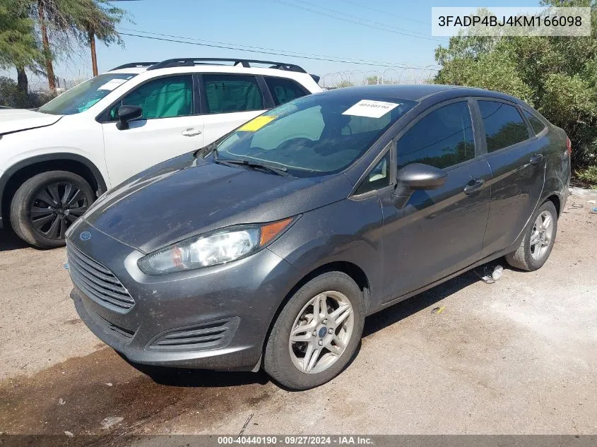 3FADP4BJ4KM166098 2019 Ford Fiesta Se