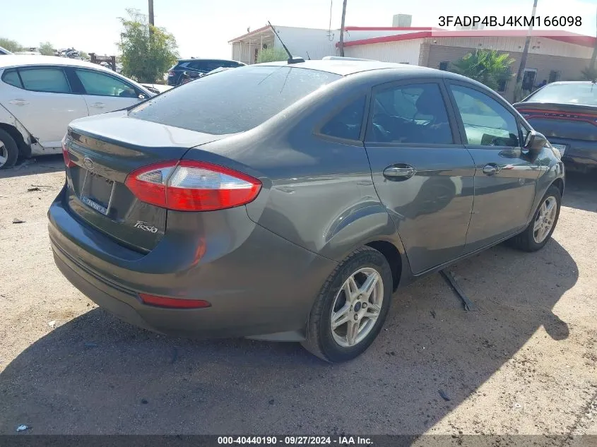 3FADP4BJ4KM166098 2019 Ford Fiesta Se