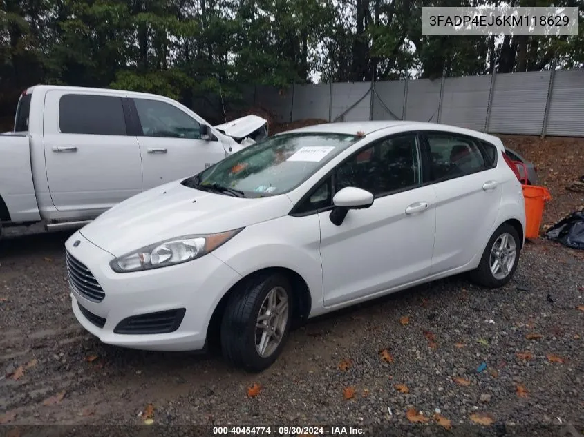 3FADP4EJ6KM118629 2019 Ford Fiesta Se