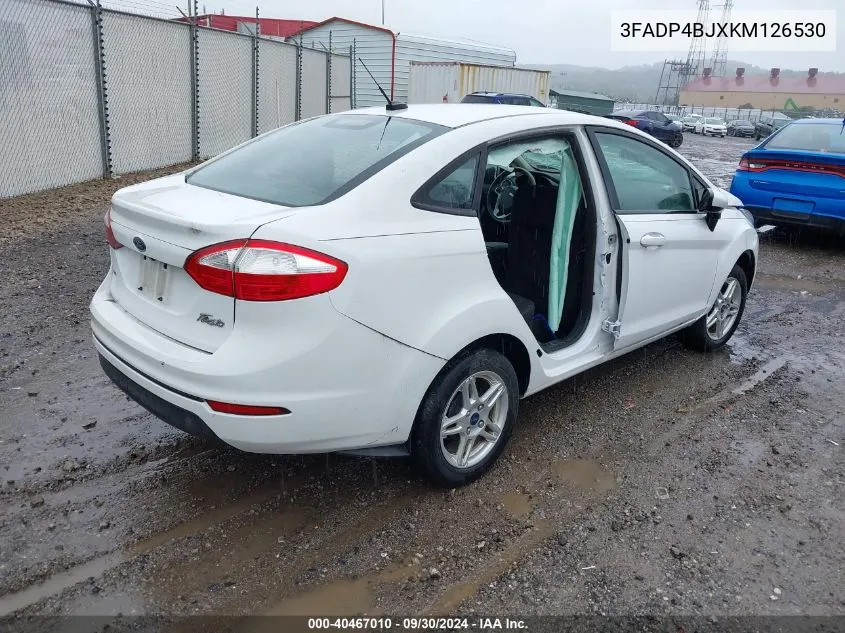 2019 Ford Fiesta Se VIN: 3FADP4BJXKM126530 Lot: 40467010