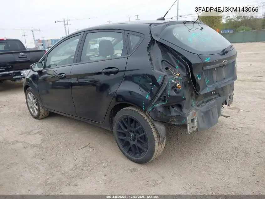 3FADP4EJ3KM143066 2019 Ford Fiesta Se