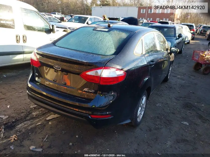 3FADP4BJ4KM142920 2019 Ford Fiesta Se