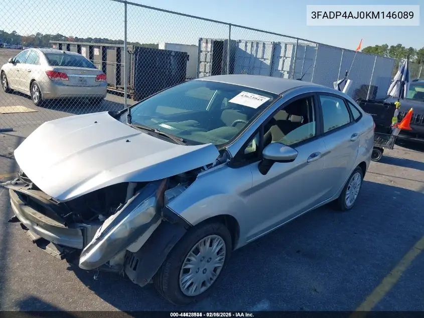 3FADP4AJ0KM146089 2019 Ford Fiesta S