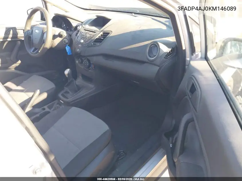 3FADP4AJ0KM146089 2019 Ford Fiesta S
