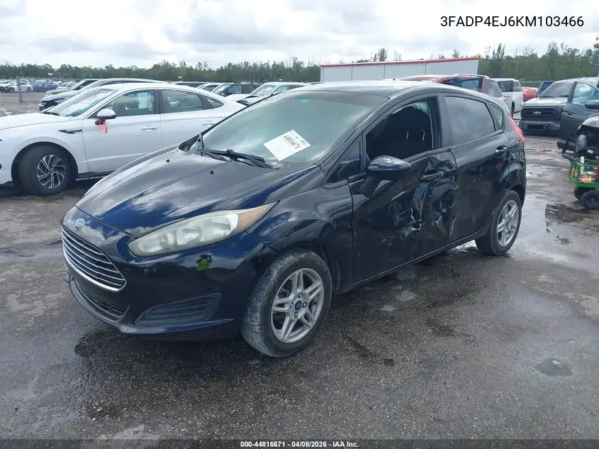 3FADP4EJ6KM103466 2019 Ford Fiesta Se