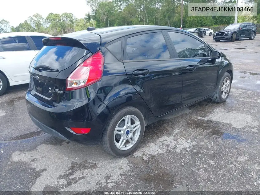 3FADP4EJ6KM103466 2019 Ford Fiesta Se