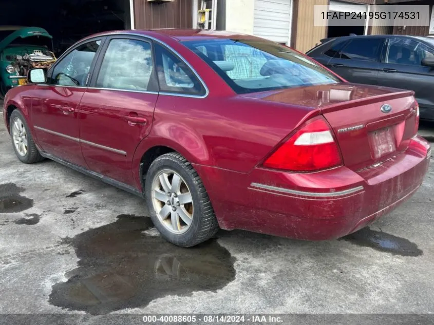 1FAFP24195G174531 2005 Ford Five Hundred Sel