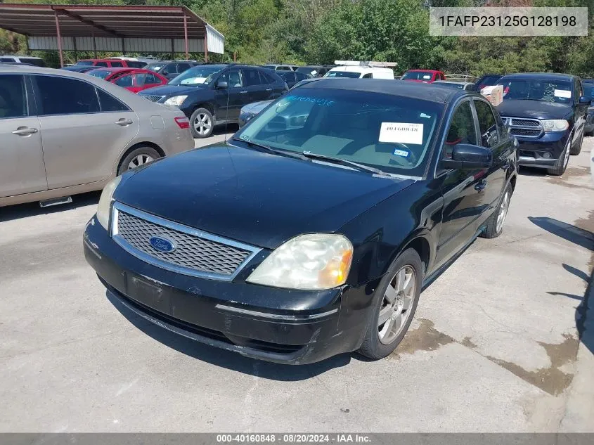 2005 Ford Five Hundred Se VIN: 1FAFP23125G128198 Lot: 40160848