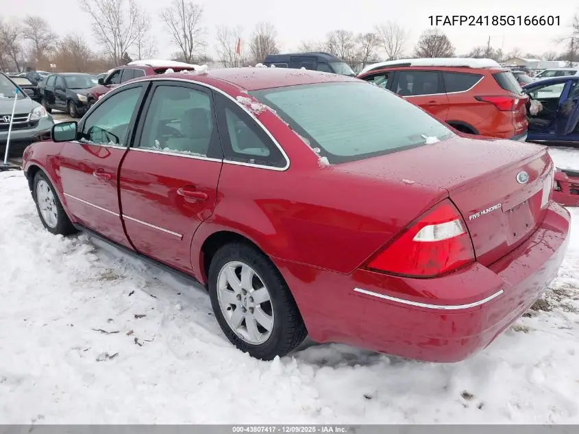 1FAFP24185G166601 2005 Ford Five Hundred Sel
