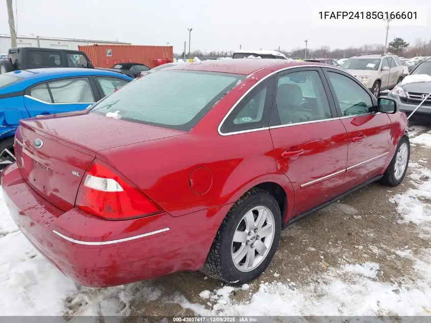 1FAFP24185G166601 2005 Ford Five Hundred Sel