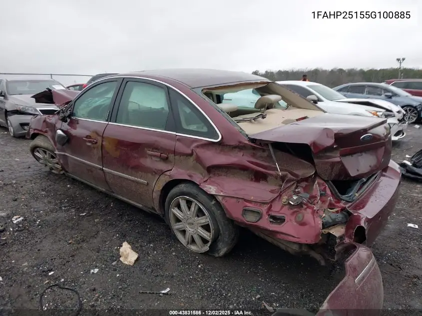 1FAHP25155G100885 2005 Ford Five Hundred Limited