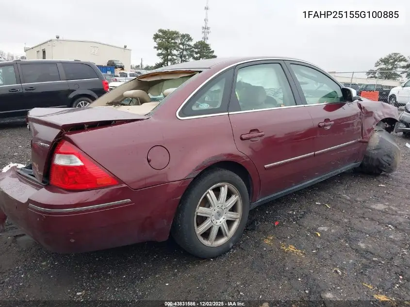 1FAHP25155G100885 2005 Ford Five Hundred Limited