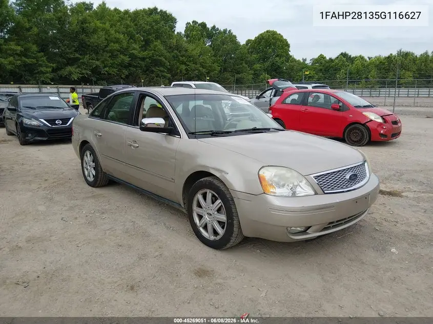 2005 Ford Five Hundred Limited VIN: 1FAHP28135G116627 Lot: 45269051
