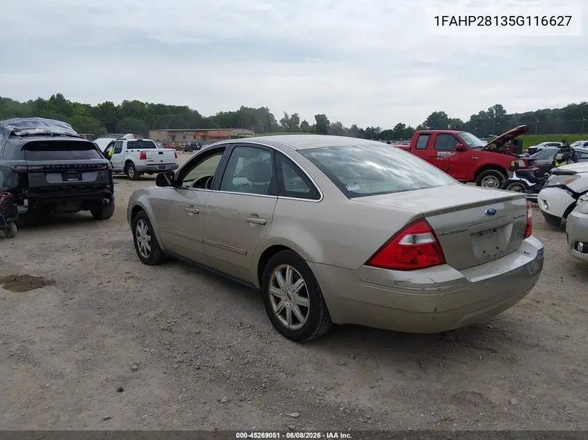 2005 Ford Five Hundred Limited VIN: 1FAHP28135G116627 Lot: 45269051
