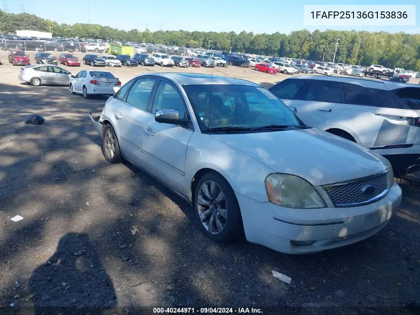 2006 Ford Five Hundred Limited VIN: 1FAFP25136G153836 Lot: 40244971