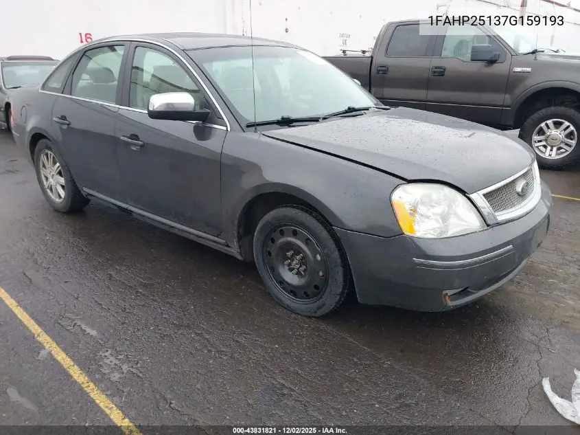 1FAHP25137G159193 2007 Ford Five Hundred Limited