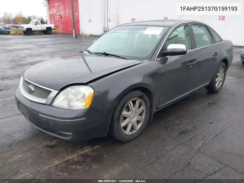 1FAHP25137G159193 2007 Ford Five Hundred Limited