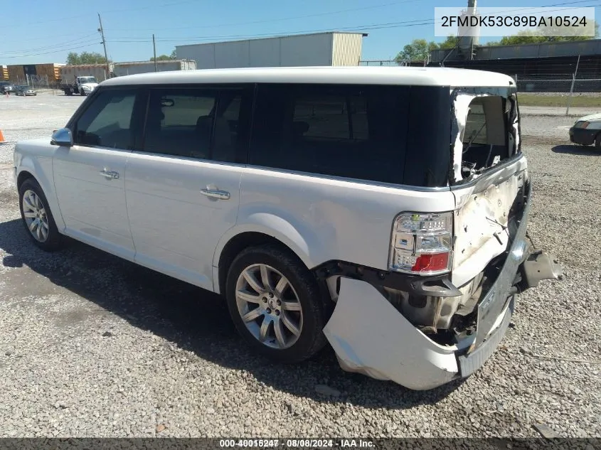 2FMDK53C89BA10524 2009 Ford Flex Limited