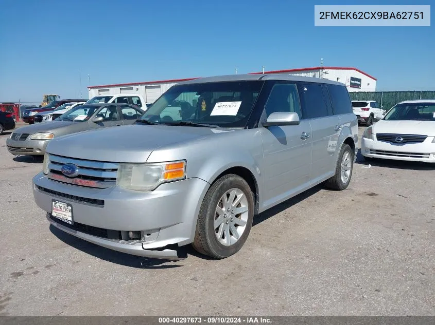 2FMEK62CX9BA62751 2009 Ford Flex Sel