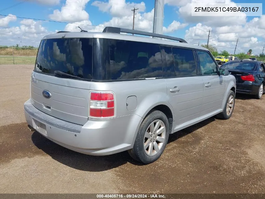 2FMDK51C49BA03167 2009 Ford Flex Se