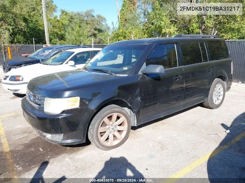 2FMDK51C19BA31217 2009 Ford Flex Se