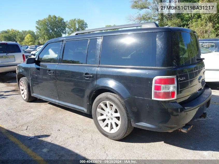 2FMDK51C19BA31217 2009 Ford Flex Se