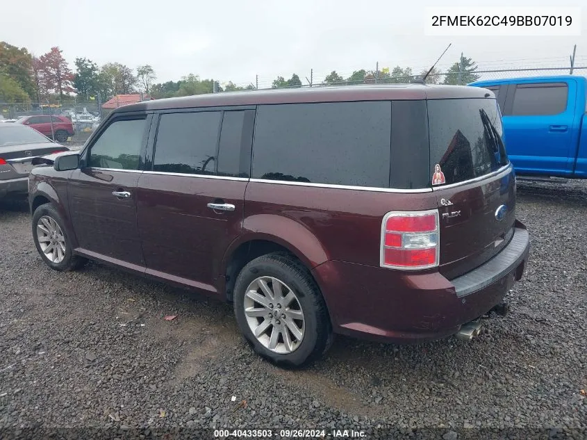 2FMEK62C49BB07019 2009 Ford Flex Sel