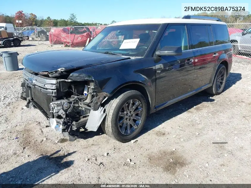 2FMDK52C89BA75374 2009 Ford Flex Sel