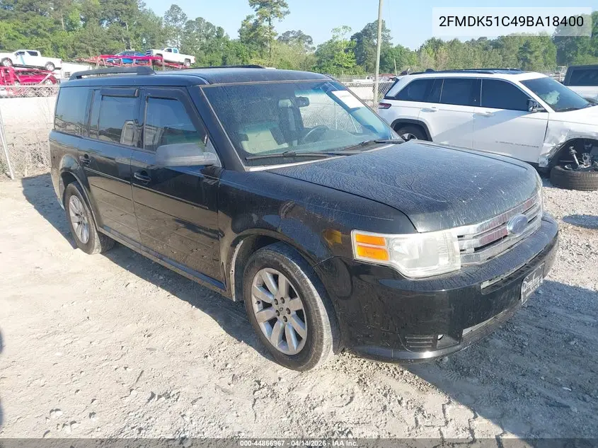 2FMDK51C49BA18400 2009 Ford Flex Se