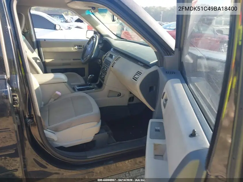 2FMDK51C49BA18400 2009 Ford Flex Se