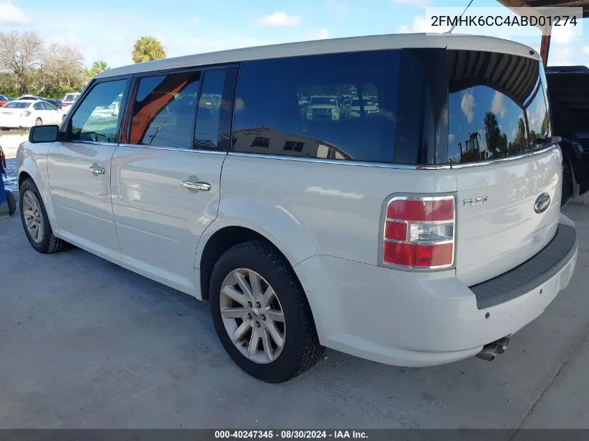 2FMHK6CC4ABD01274 2010 Ford Flex Sel