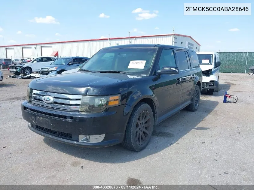 2FMGK5CC0ABA28646 2010 Ford Flex Sel