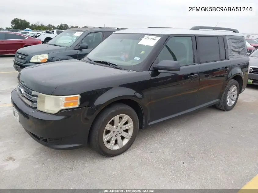 2FMGK5BC9ABA51246 2010 Ford Flex Se