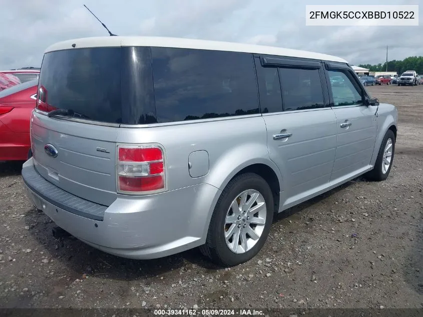 2FMGK5CCXBBD10522 2011 Ford Flex Sel