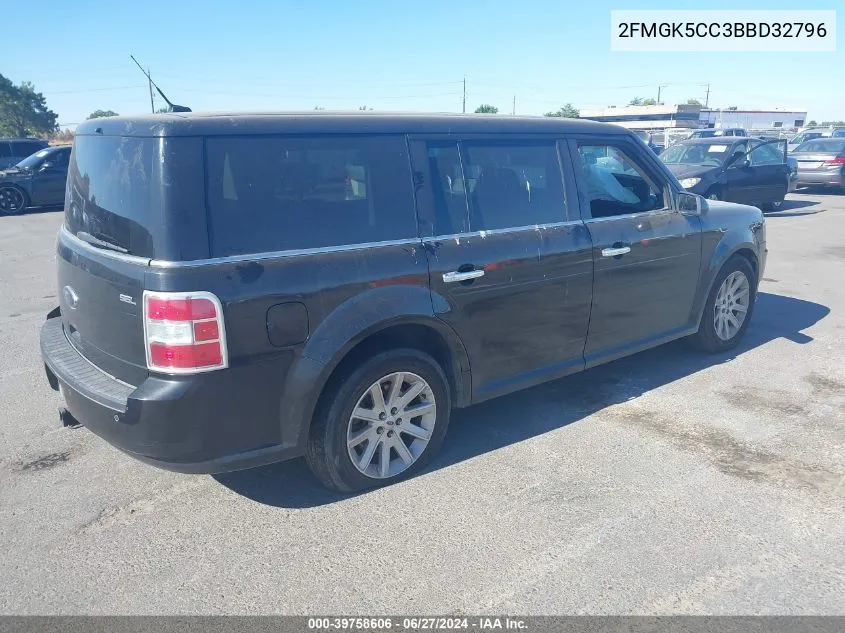 2FMGK5CC3BBD32796 2011 Ford Flex Sel