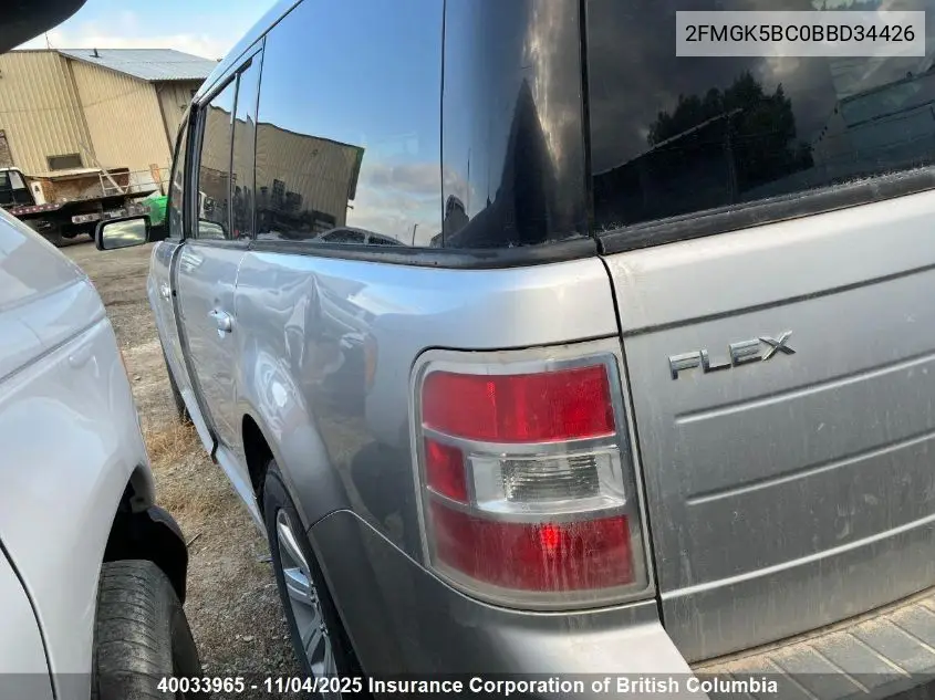 2FMGK5BC0BBD34426 2011 Ford Flex