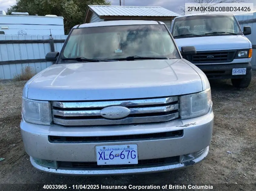 2FMGK5BC0BBD34426 2011 Ford Flex