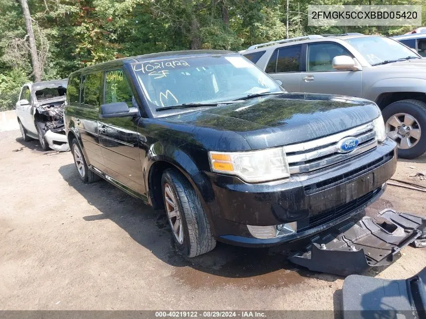 2FMGK5CCXBBD05420 2011 Ford Flex Sel