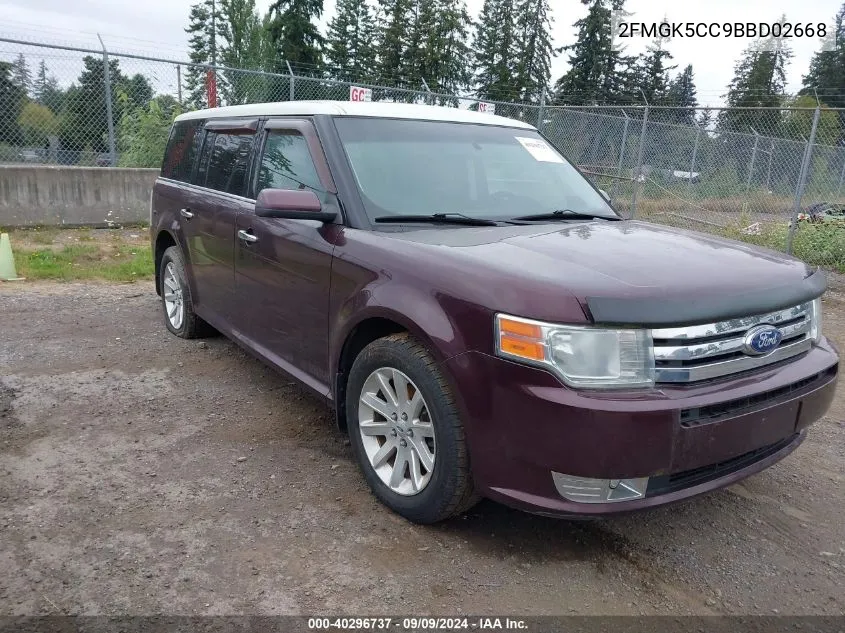 2FMGK5CC9BBD02668 2011 Ford Flex Sel