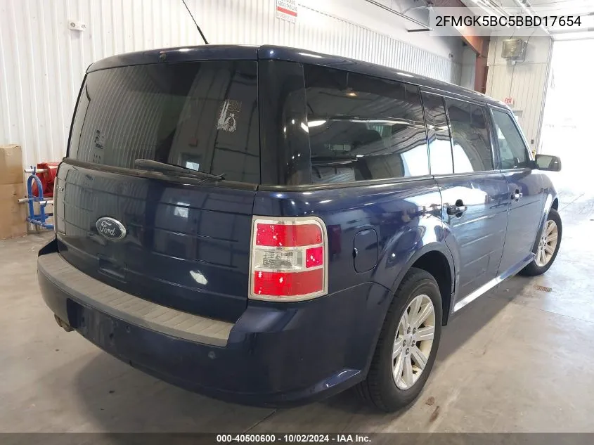 2FMGK5BC5BBD17654 2011 Ford Flex Se