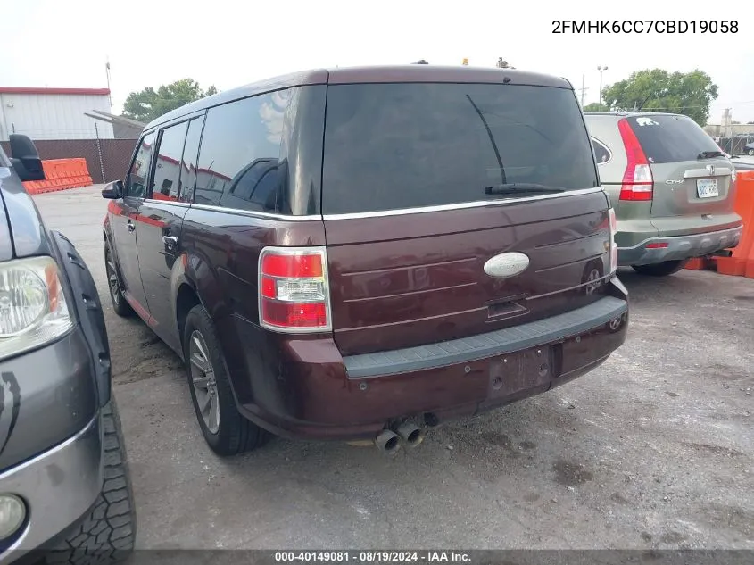 2FMHK6CC7CBD19058 2012 Ford Flex Sel