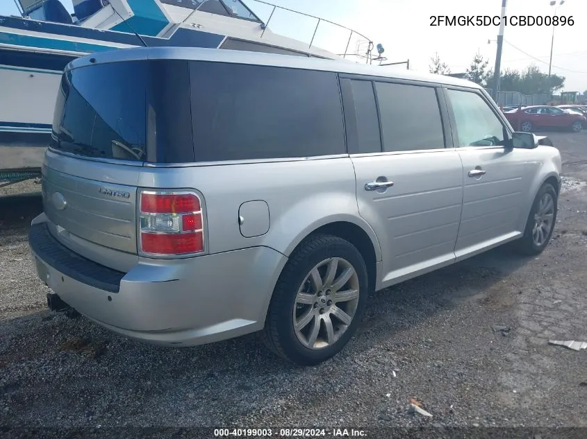 2FMGK5DC1CBD00896 2012 Ford Flex Limited