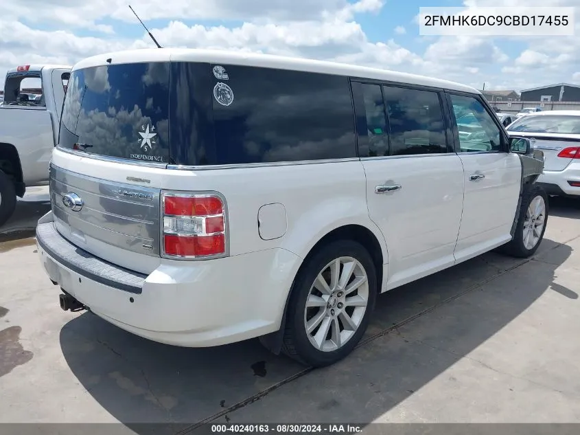 2FMHK6DC9CBD17455 2012 Ford Flex Limited